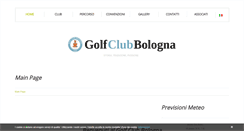 Desktop Screenshot of golfclubbologna.it