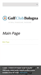 Mobile Screenshot of golfclubbologna.it