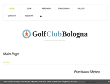 Tablet Screenshot of golfclubbologna.it